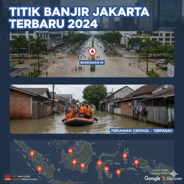 titik banjir jakarta