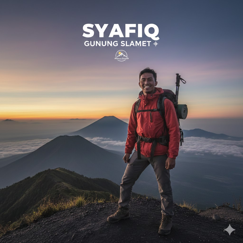 syafiq gunung slamet