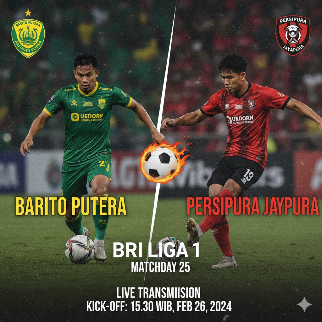 barito putera vs persipura jayapura