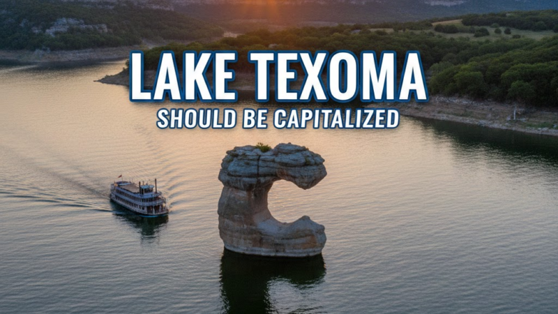 lake texoma should be capitalized