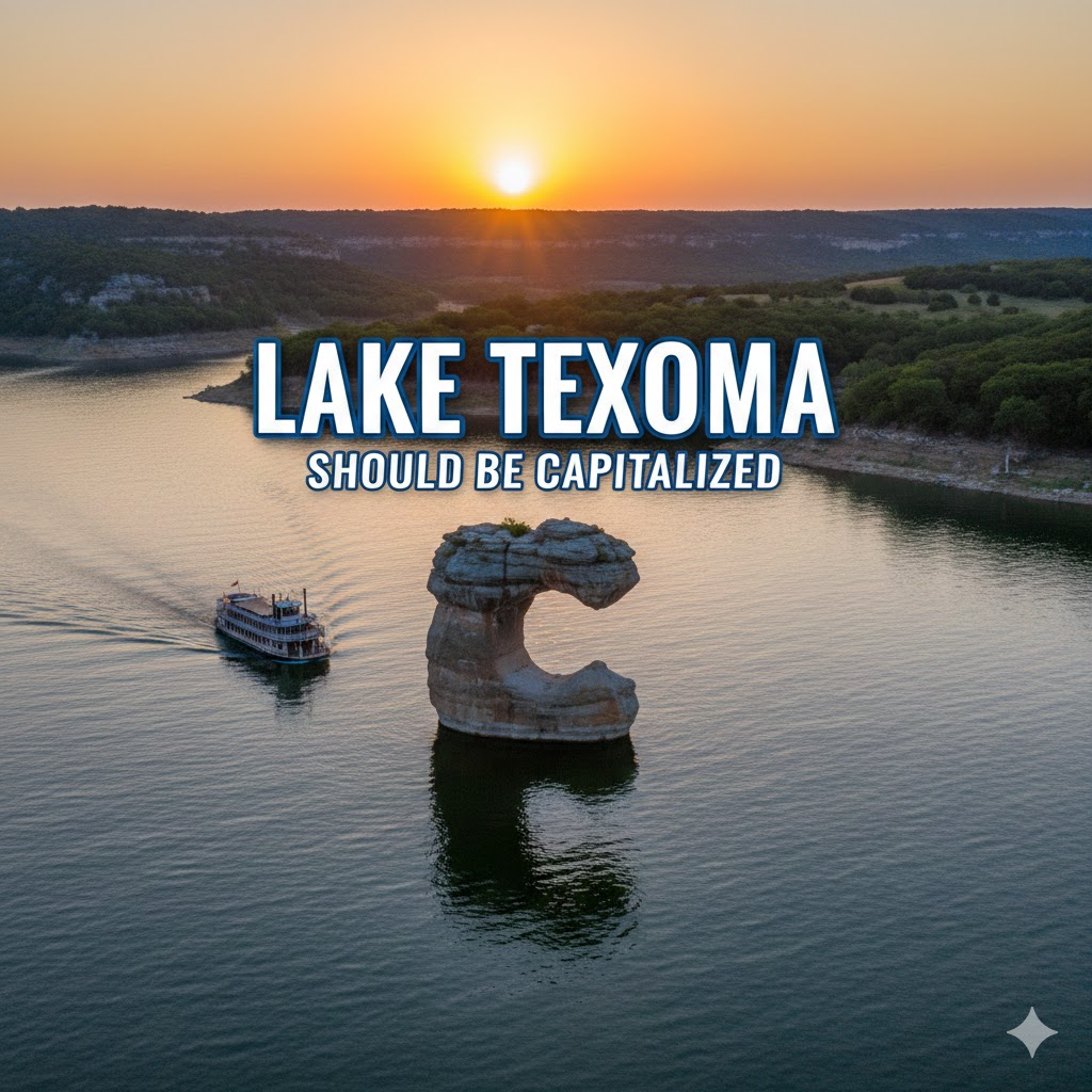 lake texoma should be capitalized