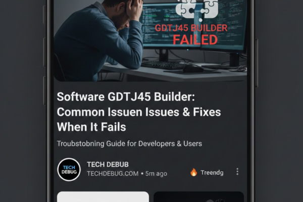 software gdtj45 builder does not work